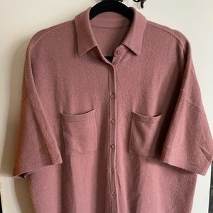 Naked Cashmere Button Up Cashmere Shirt